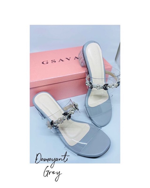 transparant payet sandal seperti local id - 38