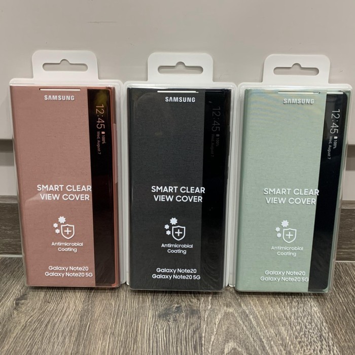 {SuheStore} Flip Clear ViewLed View Cover For Samsung Note20 Note20Ultra Original - C VIEW NOTE 20 B