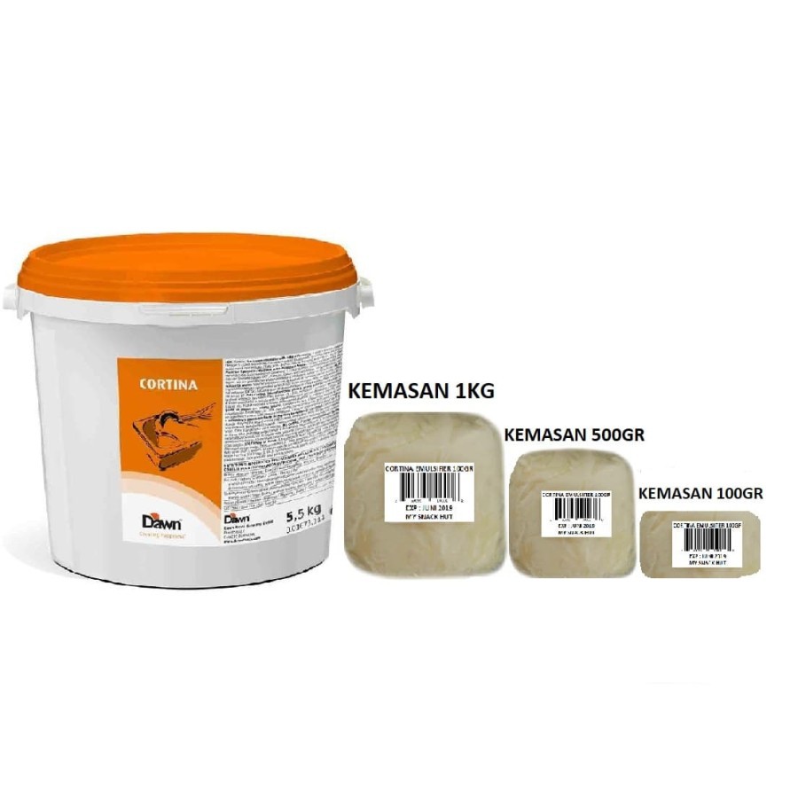 

CORTINA EMULSIFIER 100GR - ICE CREAM EMULSIFIER - PENGEMULSI ES KRIM