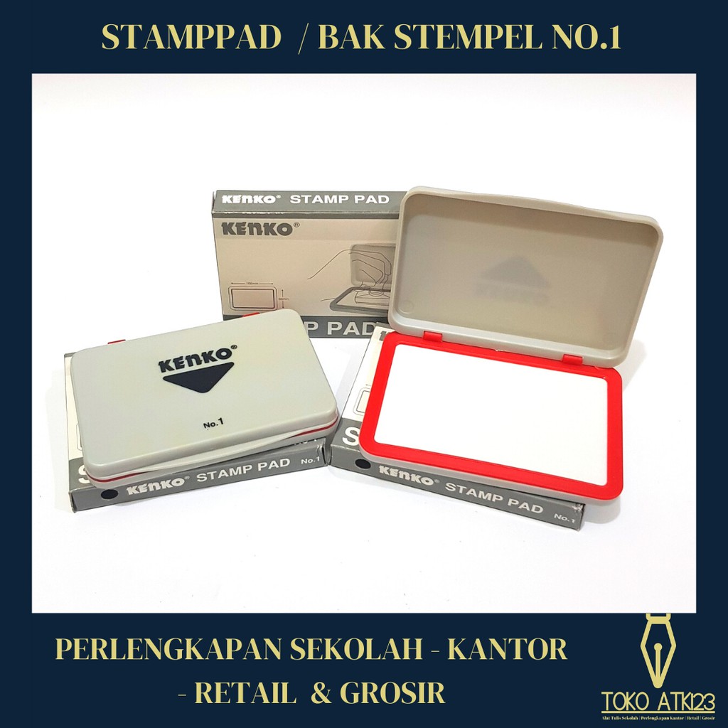 Bantalan Stempel / Bak Stempel / Stamppad Merk Kenko No. 1