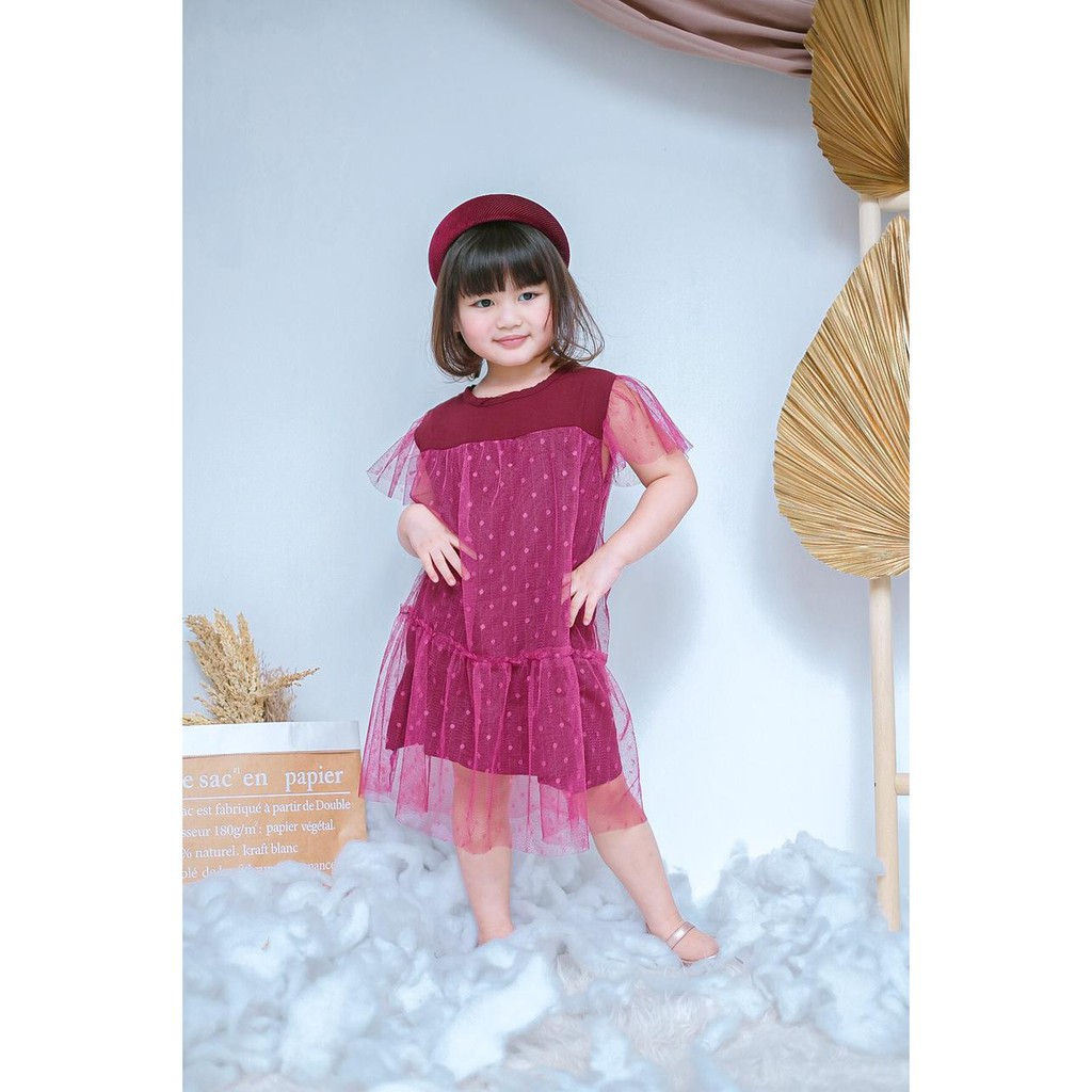 Dress Anak Queen Original Smilee Size 1-5 Tahun Super Premium