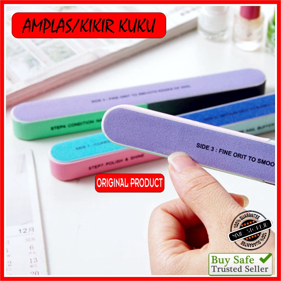 KIKIR KUKU MANICURE PEDICURE NAIL ART BUFFUR AMPLAS PENGKILAT KUKU 7 in 1 SIMPLE BAGUS MURAH