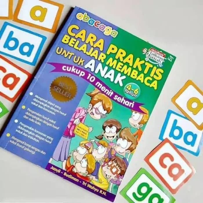 Nn Buku Cara Praktis Belajar Membaca Untuk Anak 4 6 Tahun Abacaga Shopee Indonesia
