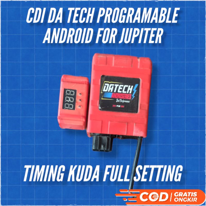 CDI DA TECH DOKTERAPI PROGRAMABLE ANDROID SERIES FOR JUPITER VEGA R TIMING KUDA NOT BRT REXTOR BEKAS