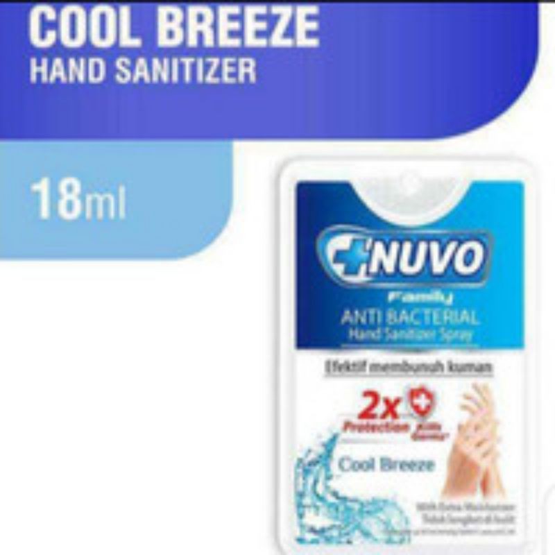 Nuvo hand sanitizer spray spring nature 18ml