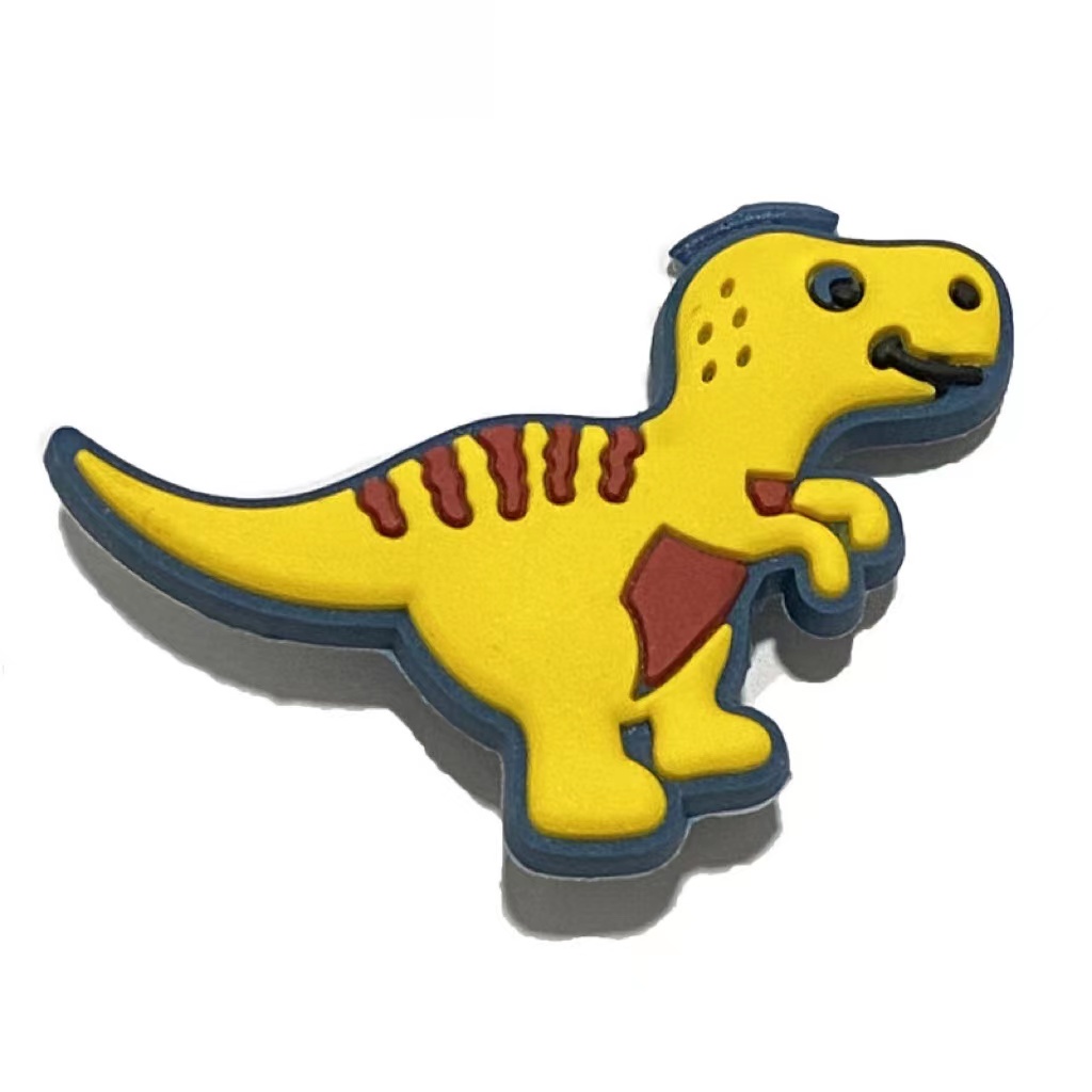 Charms Dekorasi Bentuk Sepatu Dinosaurus Bahan PVC