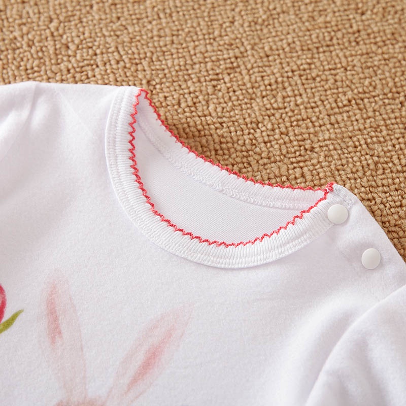 baju bayi perempuan Import motif Kelinci baju imlek bayi Perempuan jumper bayi