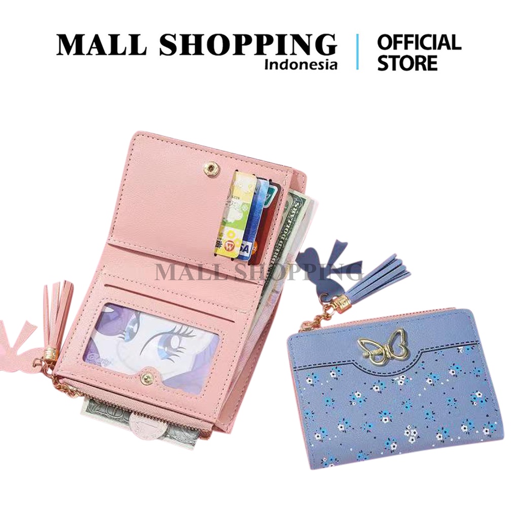 (COD) Dompet Lipat Wanita Import Murah Dompet Fashion MALLSHOPPING