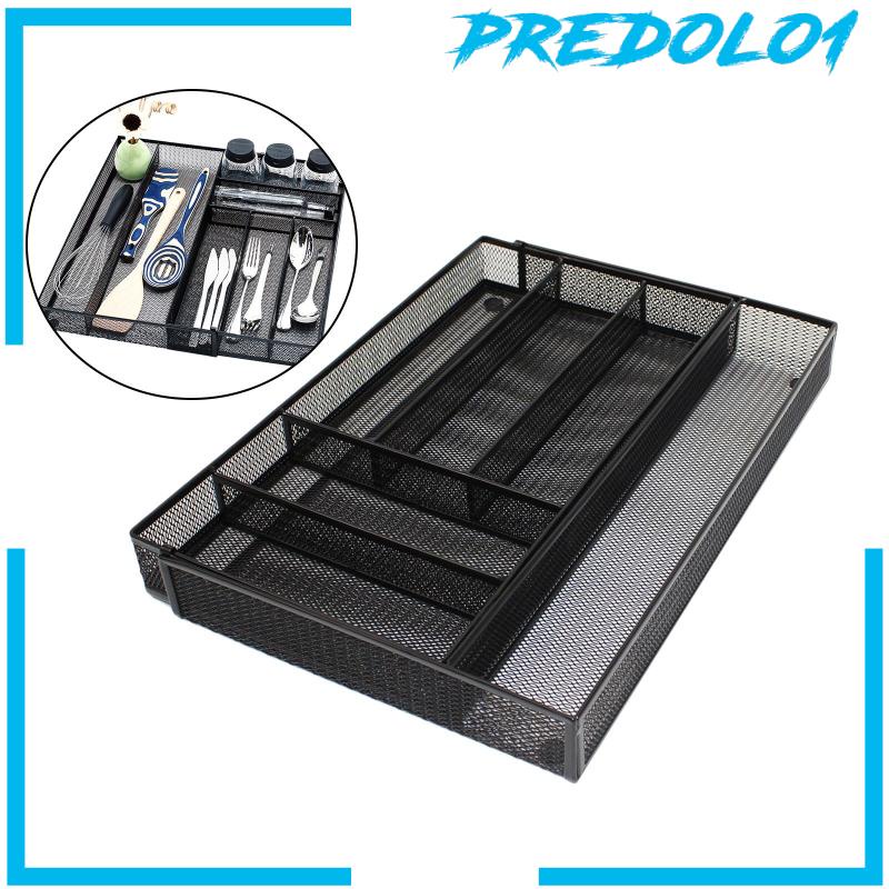 [PREDOLO1] Cutlery Drainer Basket Mesh Drying Drawer Rust Proof Dishwasher for Kitchen