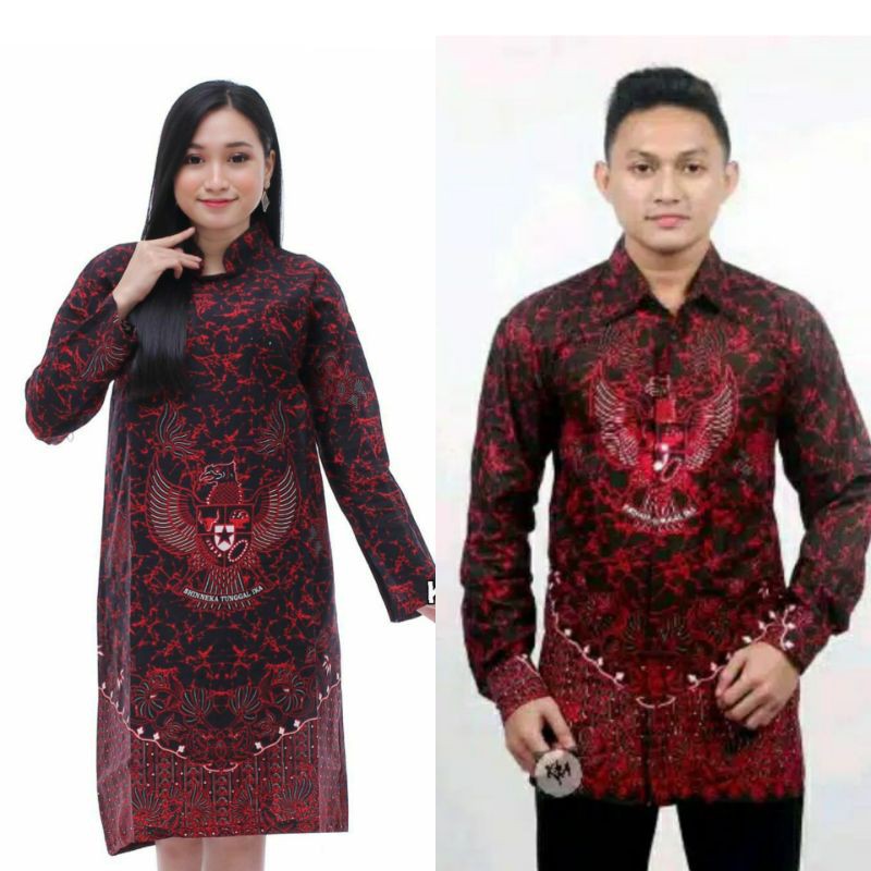 Model Baju Batik Couple Garuda