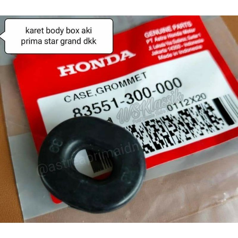 karet body box aki gromet astrea prima star grand win tiger ori ahm
