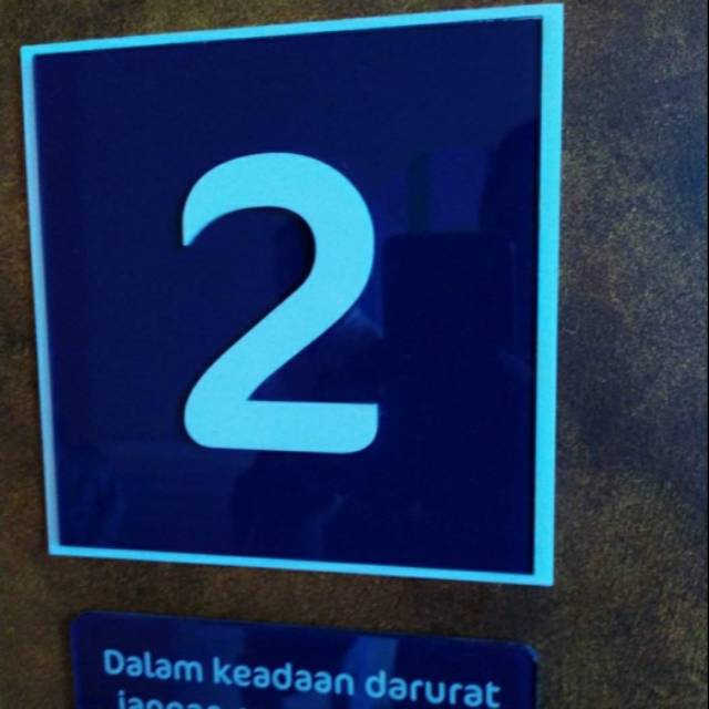 

Nomor rumah bahan acrylic