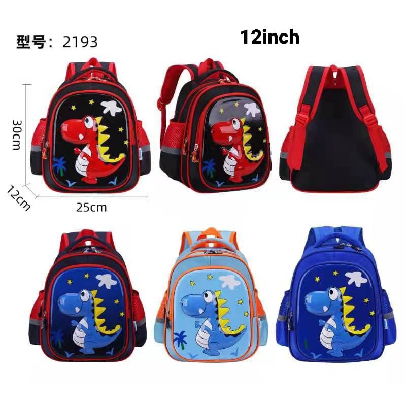 PROMO Premium 10.10 TAS RANSEL ANAK PEREMPUAN KARAKTER KARTUN ANIMAL TK / PAUD 12&quot; GAMBAR HEWAN GEMEZ dan JAGOAN BINTANG EMBOS TIMBUL IMPORT ( Animal Gemez Luwi Cat Max DINO Dinosourus Happy 12&quot;  )