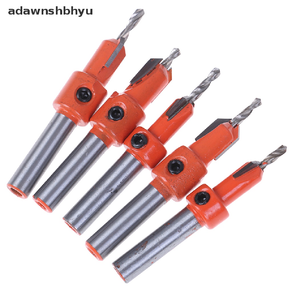 Adawnshbhyu Countersink Drill Bit Woodworking Sekrup Chamfering Mata Bor Pelubang Kayu