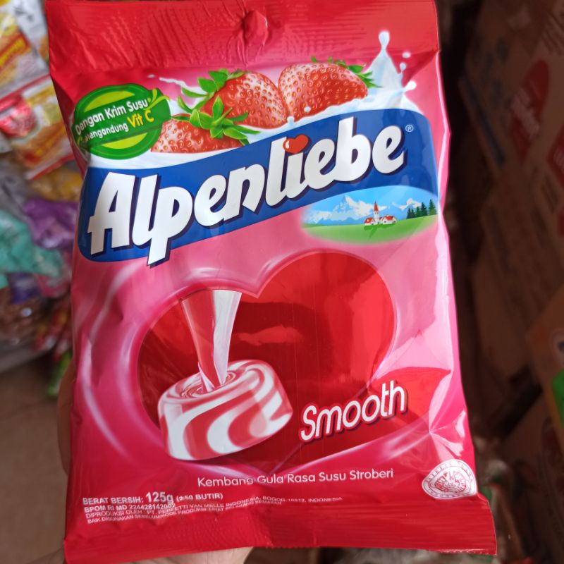 

Permen Alpenliebe Rasa Stroberi Strawberry 50 Butir