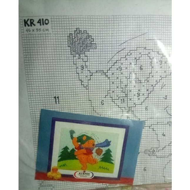 paket kristik winnie the pooh kurnia