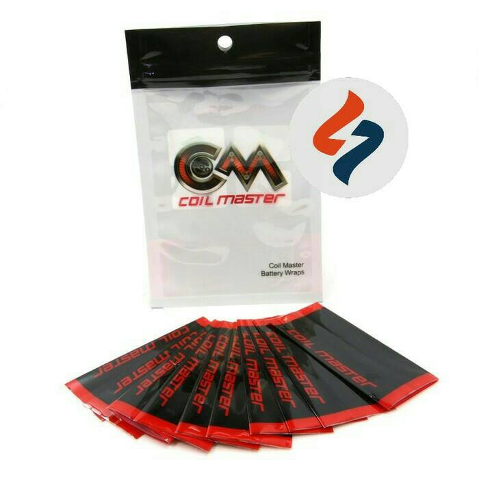 battery warp COIL MASTER / pelapis baterai COIL MASTER authentic isi 10 lembar