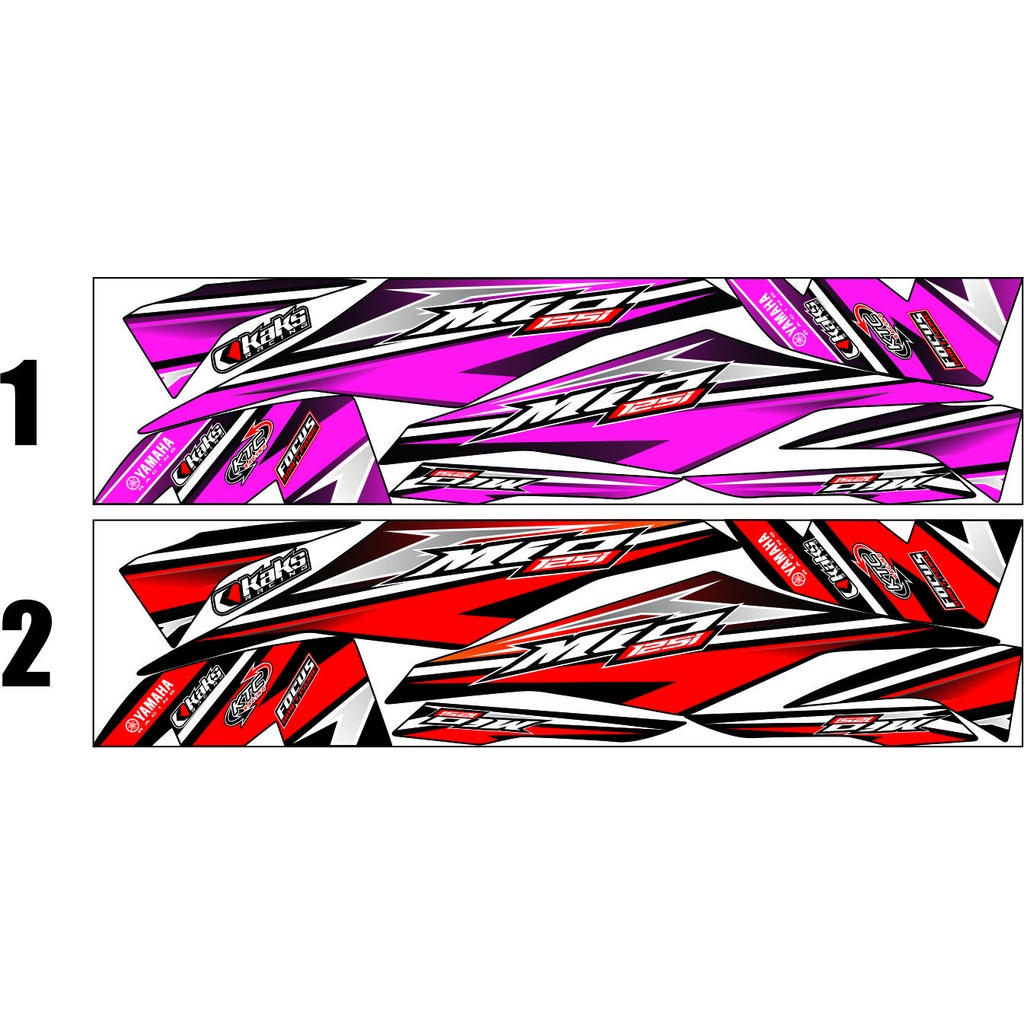 VARIASI STIKER STIKER MOTOR MIO M3 FI / STRIPING MOTIF RACING YAMAHA MIO M3 VARIASI RACING MIO M3 ST