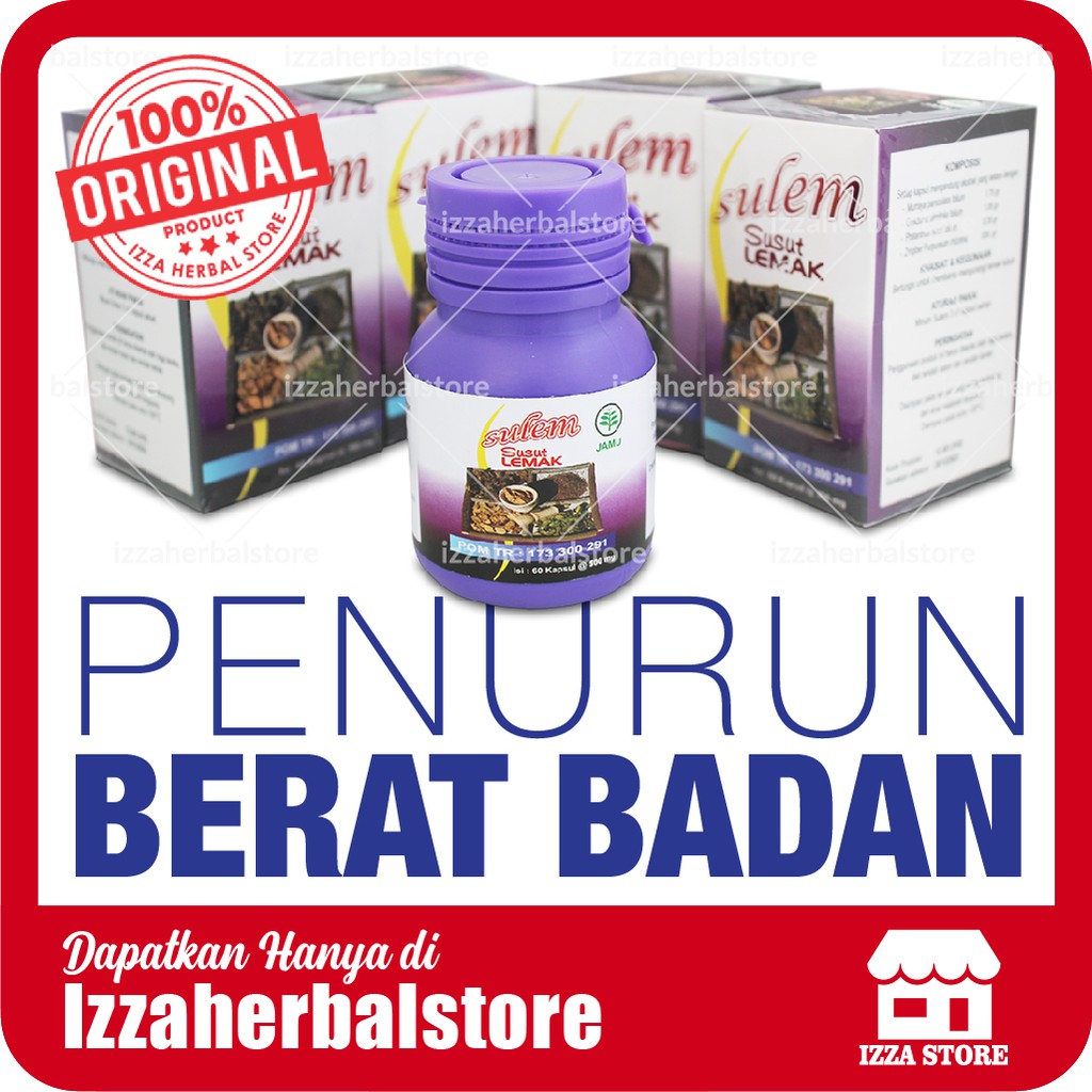 Penurun Berat Badan CEPAT AMAN SUSUT LEMAK HERBAL Original Asli