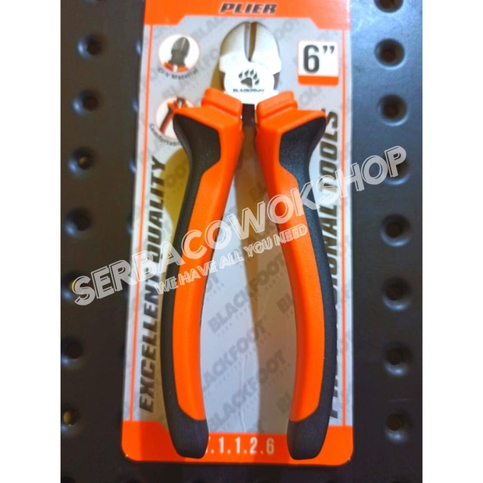 BLACKFOOT Tang Potong 6&quot; Inch Diagonal Cutting Pliers 6&quot; Inch Termurah