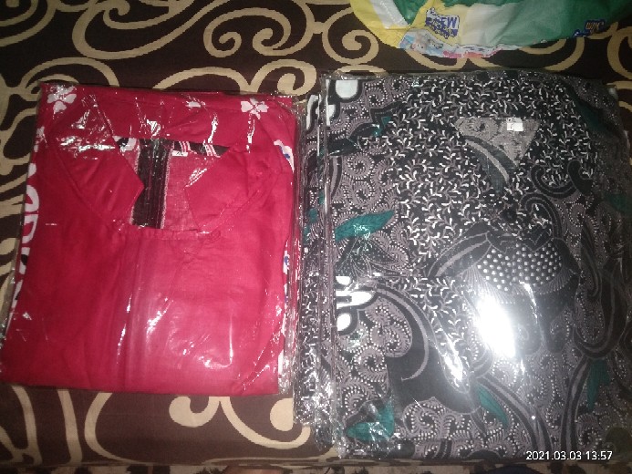 Batik Tunik Shibori Jumputan Terbaru Size S-3l / Hrb026 Yelbor