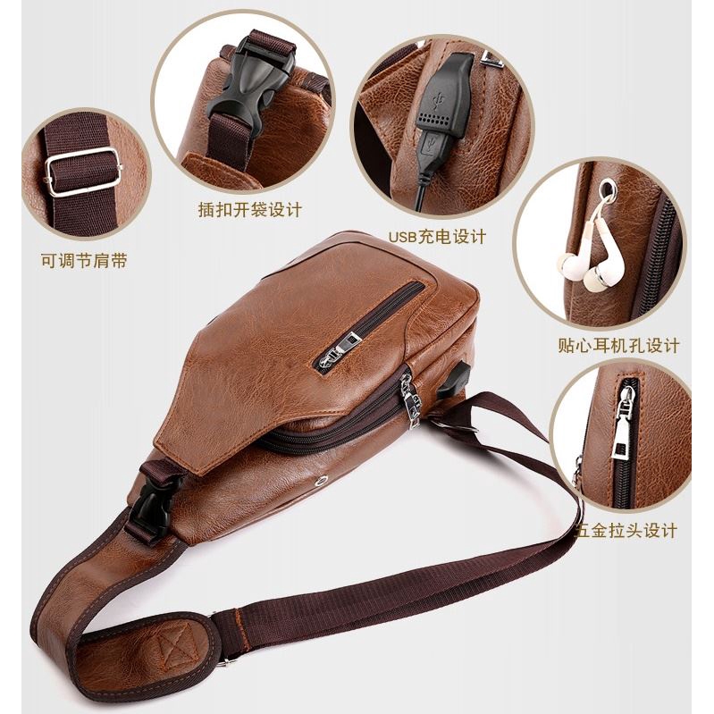 MV_Marvelouz MV7012636 waist bag cowok import Batam 1kg bisa 4 tas JT12636