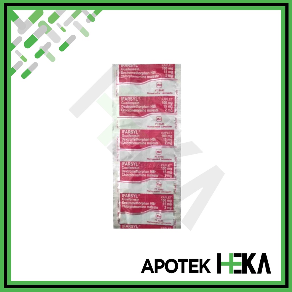 Ifarsyl Kaplet Strip isi 10 Tablet - Obat Batuk Alergi (SEMARANG)