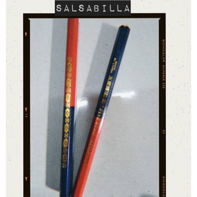 

PENSIL MERAH BIRU