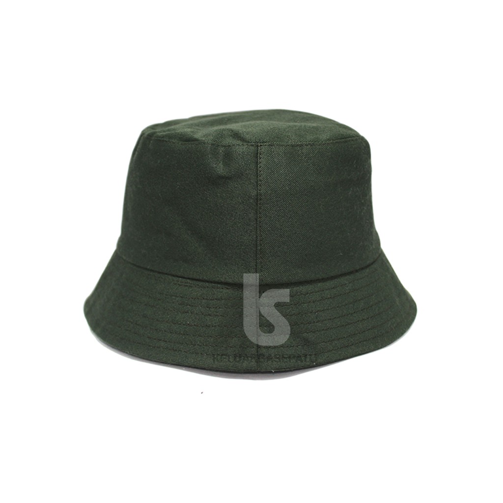 TOPI BUCKET isi 20 pcs bebas pilih warna size unisex pria wanita ready stok