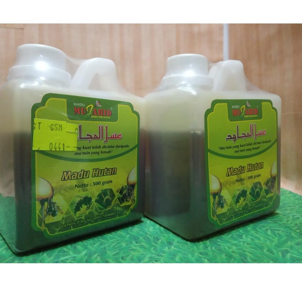 

L@ngsungS K!r!m.Madu Hutan Murni Mujahid. Madu Hutan Alami. Memperlancar Fungsi Otak 500 gr KEMASAN