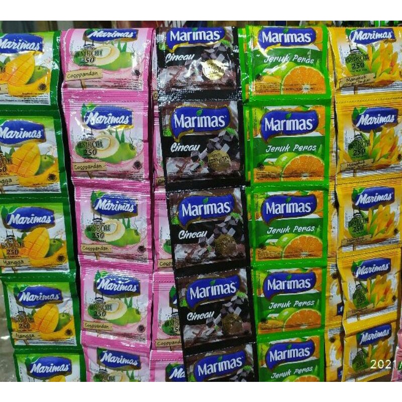 MINUMAN MARIMAS 1 RENCENG ISI 10