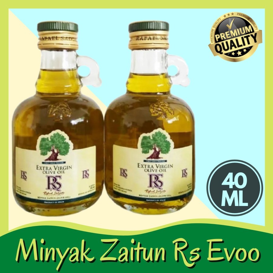 

20/ 40 ml Evoo / Extra Virgin Olive Oil Rafael Salgado Minyak Mpasi Bayi Anak Seperti Casa Di Oliva