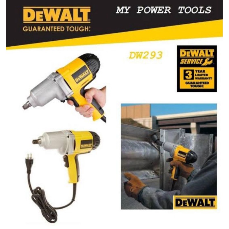 Mesin Impact 1/2" Dewalt DW293 Electric ( Hog Ring ) DW 293 Dewalt