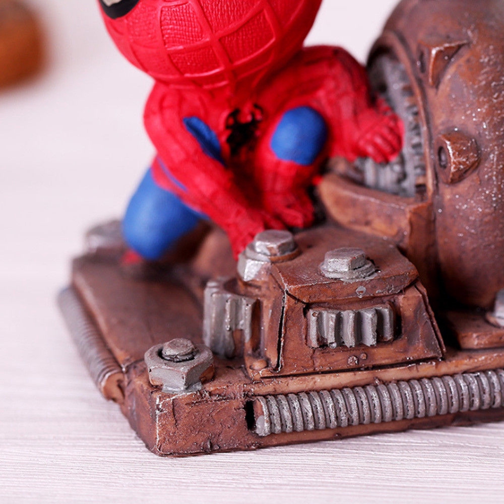 Spiderman Lampu Tidur Led Resin Spider Man Lampu Untuk Anak Kamar Anak Dekorasi Kiri Rumah Hadiah Natal Ulang Tahun