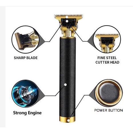 (COD) FREE OIL !! ALAT CUKUR T9 RECHARGER Elektrik Hair Clipper T9 Alat Cukur Rambut Kumis Jenggot Pemotong Pemangkas Rambut Tanpa Kabel untuk Pria Hair Clipper Trimmer Shaver KEMEI KM 1971