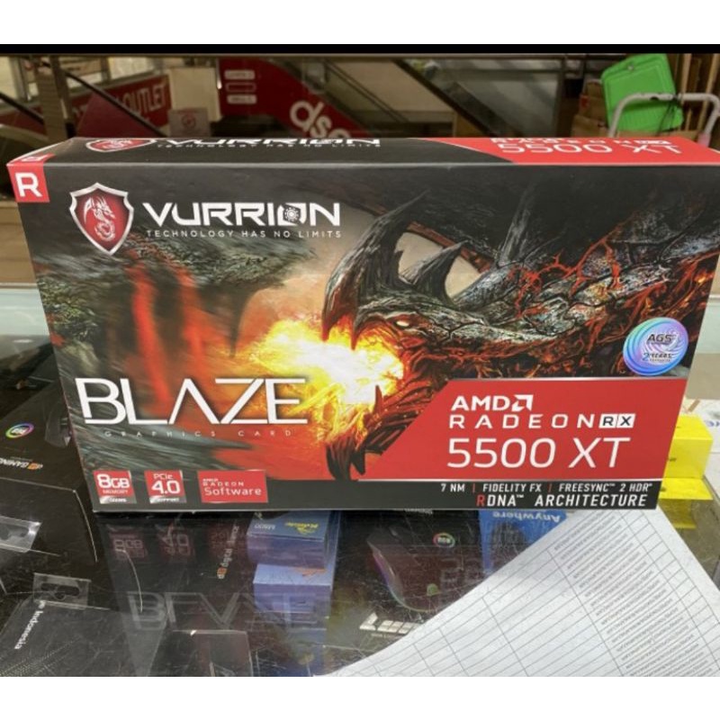 VGA VURRION RX 5500XT 8GB DDR5