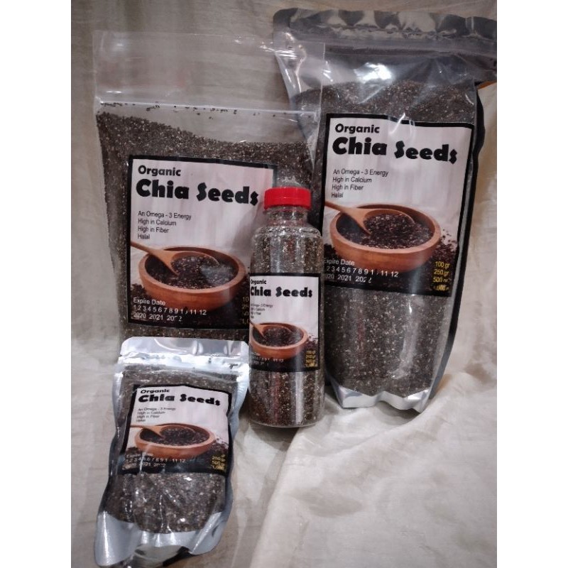 

Organic Black Chia Seed Original Halal uk. 250gr JSR Pengiriman Balikpapan