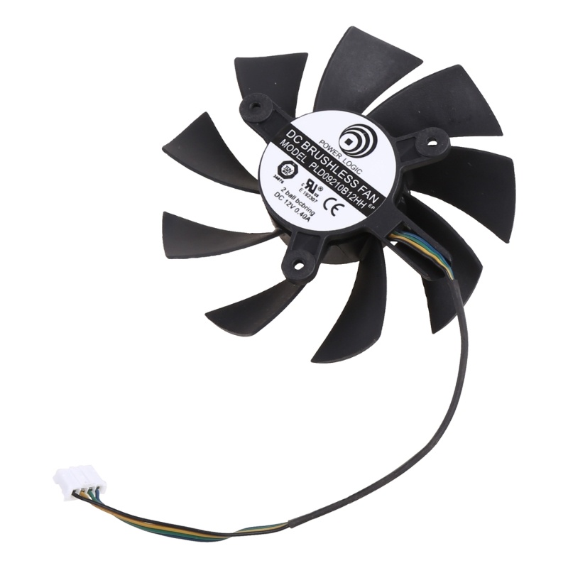 Bt Cooler Fan Untuk GTX1060 3G/6G ITX VGA Fan Kartu Grafis Pendingin 4Pin 12V 0.4A