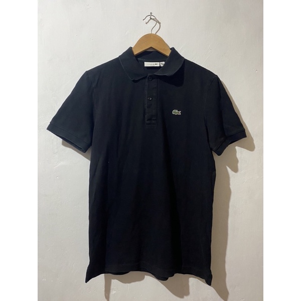 kaos polo lacoste second original / kaos kerah lacoste second original