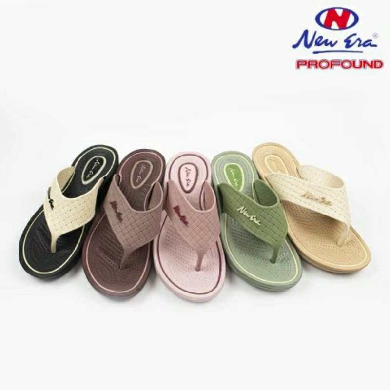 Sandal Slop Tebal Sandal Wanita Sandal New Era Sandal Indonesia Murah Wedges