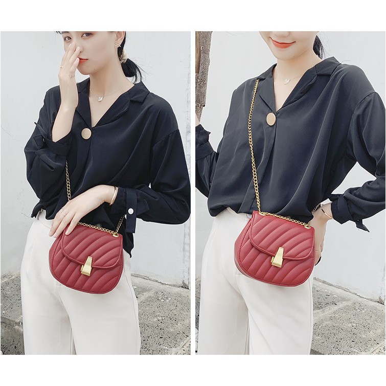 Swopply SW1413 Tas Mini Perempuan Korean Style Fashion Wanita Slingbag Woman