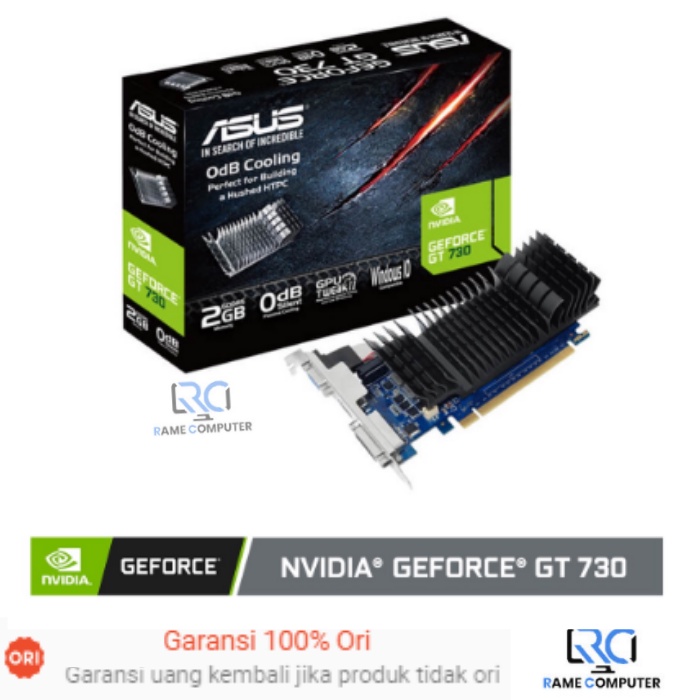 VGA CARD ASUS GeForce GT 730 Silent 2GB GDDR5