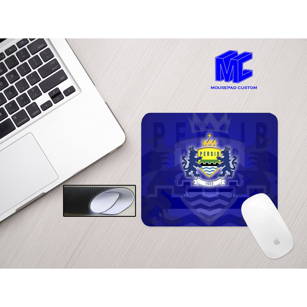 mouse pad persib bandung wallpaper logo custom