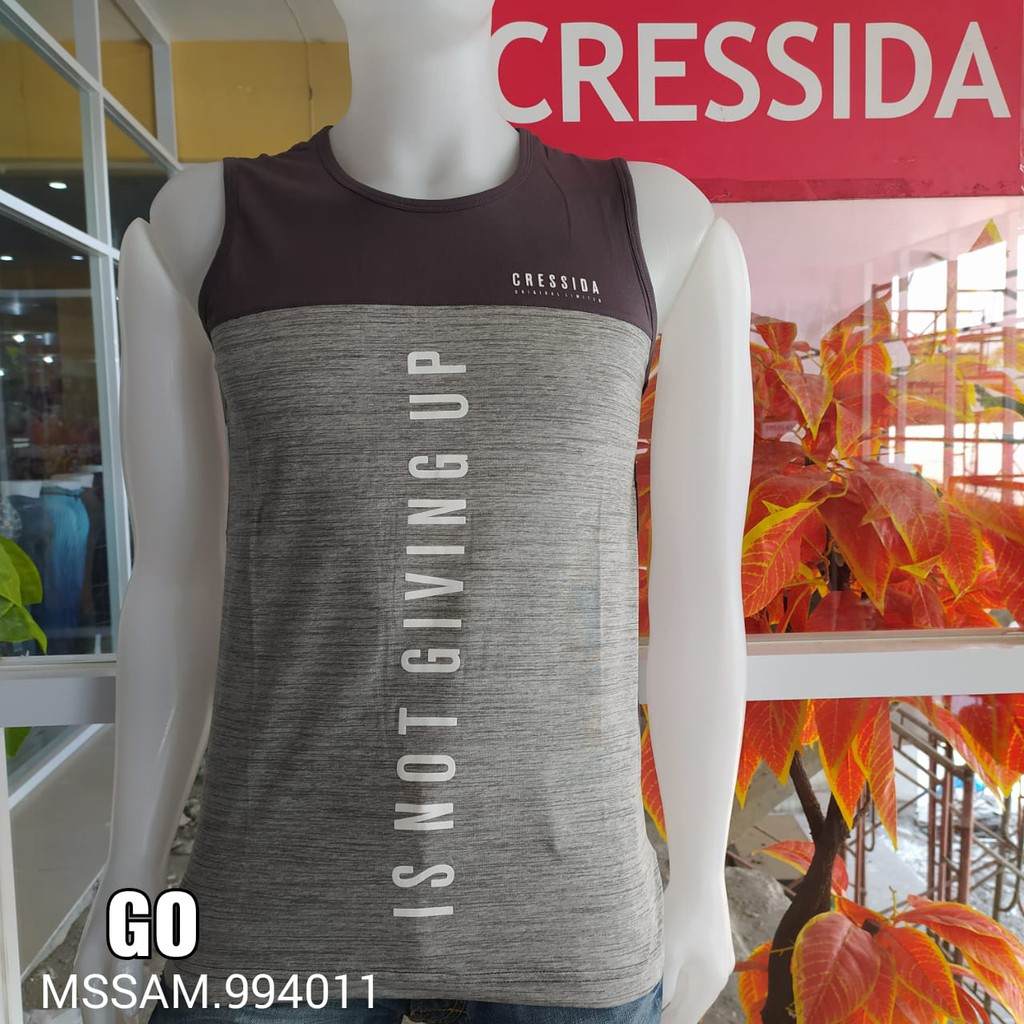 gof CRESSIDA SINGLET PRIA cressida kaos dalam pria cressida 100% original