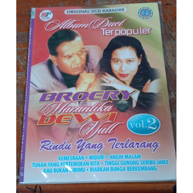Kaset Original Vcd karaoke Duet Broery Marantika & Dewi Yull vol 2