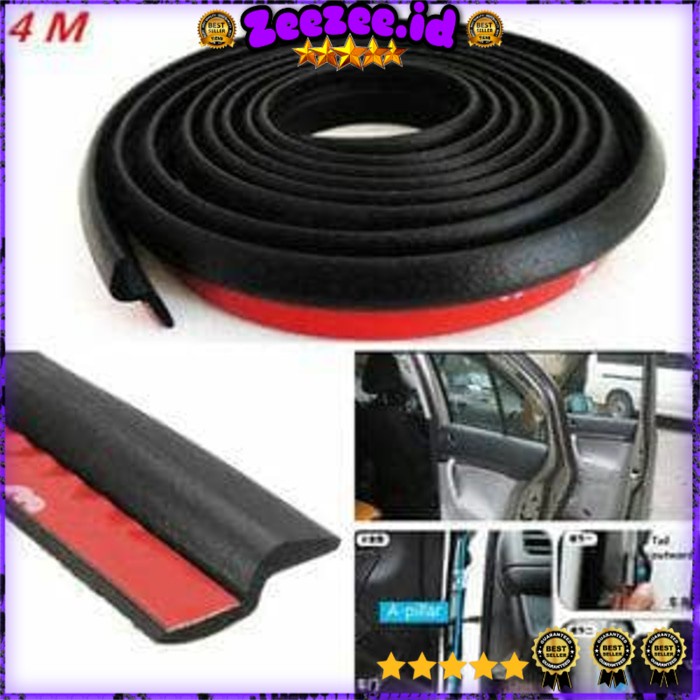 Seal Pintu Mobil 4 Meter Peredam Suara Kabin Anti Bising Anti Bocor