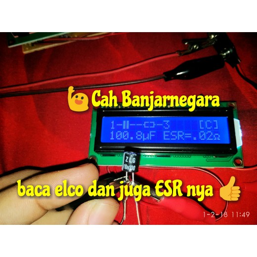 Smart Tester / Esr Meter / Komponen Tester / Transistor Tester