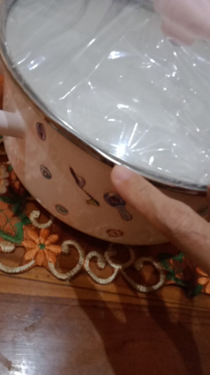 Panci, Dutch Oven Enamel Chefina D24cm W/glass Lid Beauty In The Kitchen