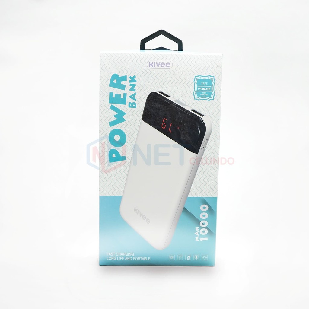 POWER BANK KIVEE KV-PT1021P / POWERBANK KIVEE PT1021P 10000 MAH FC