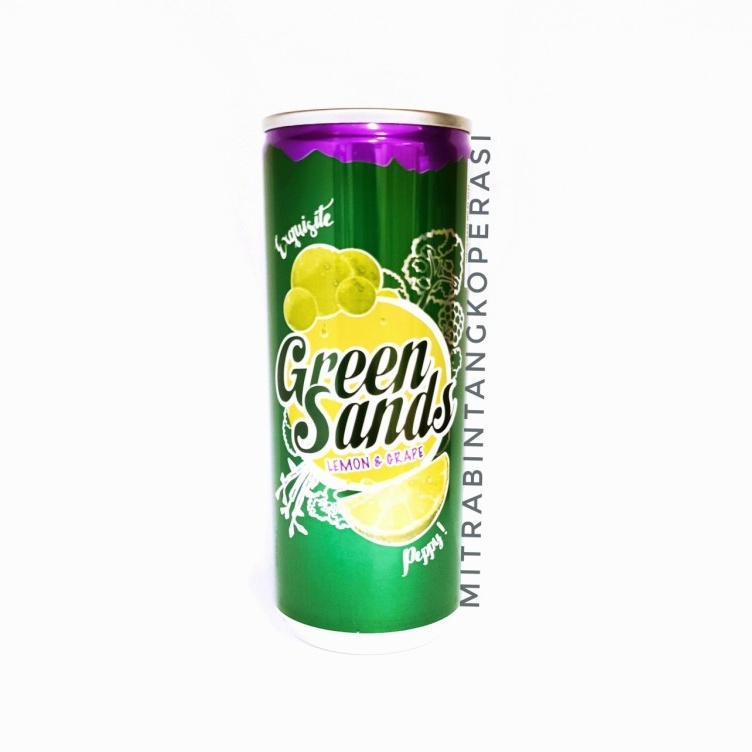 

Green Sands Kaleng Lemon & Grape 250ML
